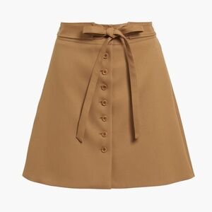 Stella Mccartney Aliana Twill Mini Skirt